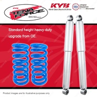Rear KYB Tena Force Shock Absorbers HD Raised Coil for Ford Maverick LWB 88-93