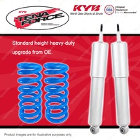 Front KYB Tena Force Shock Absorbers Raised Coil for Holden Rodeo RA 2003-2007