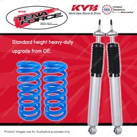 Rear KYB Tena Force Shocks HD Raised Coil for Mitsubishi Pajero NS NT NW 06-14
