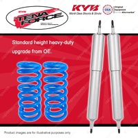 Front KYB Tena Force Shocks Raised Coil for Toyota Landcruiser FZJ HZJ 78 79