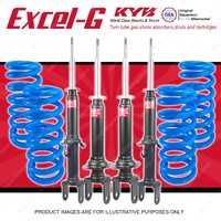 4x KYB EXCEL-G Shock Absorbers + STD Coil Springs for FORD Falcon AU IRS