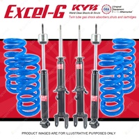 4x KYB EXCEL-G Shock Absorbers + Coil Springs for FORD Falcon AU Solid Rear Alex