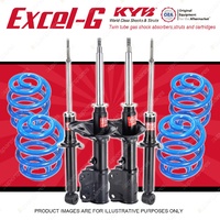 4x KYB EXCEL-G Shock Absorbers + Sport Low Coil for MITSUBISHI Lancer CC