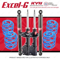 4x KYB EXCEL-G Shocks + Sport Low Coil Springs for MITSUBISHI Lancer CC
