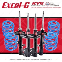 4x KYB EXCEL-G Shocks + Sport Low Coil Springs for TOYOTA Corolla AE101R AE102R
