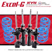 4x KYB EXCEL-G Shock Absorbers + Sport Low Coil Springs for FORD Laser KN