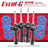 4x KYB EXCEL-G Shock Absorbers + Super Low Coil Springs for FORD Telstar AT