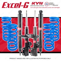 4x KYB EXCEL-G Shock Absorbers + STD Coil Springs for TOYOTA Tarago TCR10R