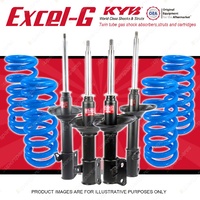 4x KYB EXCEL-G Shock Absorbers + Coil Springs for SUBARU Liberty BC7 BFB