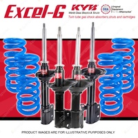 4x KYB EXCEL-G Shock Absorbers + STD Coil Springs for SUBARU Liberty BC7 BFB
