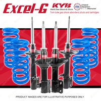 4x KYB EXCEL-G Shock Absorbers + STD Coil Springs for SUBARU Liberty BC6 BF6