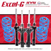 4x KYB EXCEL-G Shock Absorbers + Super Low Coil Springs for SUBARU Forester SF5