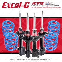4x KYB EXCEL-G Shock Absorbers + Super Low Coil for SUBARU Impreza GC GF AWD