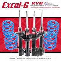 4x KYB EXCEL-G Shock Absorbers + Sport Low Coil Springs for SUBARU Impreza GC GF