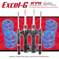 4x KYB EXCEL-G Shocks + Sport Low Coil for MITSUBISHI Verada KE KF Sedan