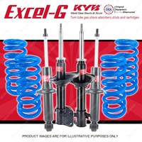4x KYB EXCEL-G Shock Absorbers + Raised Coil Springs for SUBARU Outback BH9