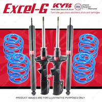 4x KYB EXCEL-G Shock Absorbers + Super Low Coil for HOLDEN Commodore VS FE2 V6