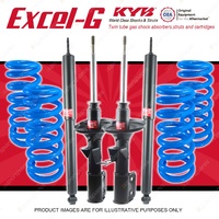 4x KYB EXCEL-G Shock Absorbers + Coil Springs for HOLDEN Commodore VR VS FE2 V6