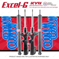 4x KYB EXCEL-G Shocks + Raised Coil for HOLDEN Commodore VR VS Wagon FE2 V8