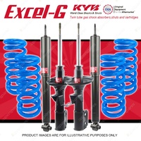 4x KYB EXCEL-G Shock Absorbers + STD Coil Springs for HOLDEN Commodore VX 5.7 V8