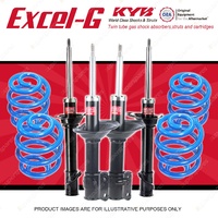 4x KYB EXCEL-G Shock Absorbers + Super Low Coil for SUBARU Forester SG9 02-05