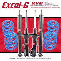 4x KYB EXCEL-G Shocks + Super Low Coil for HOLDEN Commodore VY Wagon 5.7 V8