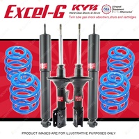 4 KYB EXCEL-G Shocks Super Low Coil for HOLDEN Commodore VY Utility 5.7 V8