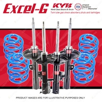 4x KYB EXCEL-G Shock Absorbers + Sport Low Coil Springs for TOYOTA Kluger MCU28R
