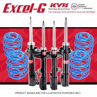 4x KYB EXCEL-G Shock Absorbers + Super Low Coil Springs for HOLDEN Apollo JM