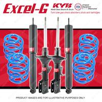 4x KYB EXCEL-G Shocks + Sport Low Coil for HOLDEN Commodore VY C/Chassis 3.8 V6