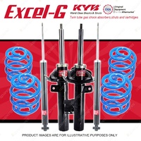 4x KYB EXCEL-G Shock Absorbers + Super Low Coil Springs for MAZDA Mazda 3 BK