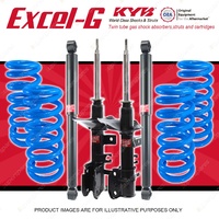 4x KYB EXCEL-G Shocks + Raised Coil Springs for NISSAN Pathfinder R50