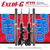 4x KYB EXCEL-G Shock Absorbers + Raised Coil Springs for NISSAN Pathfinder R50