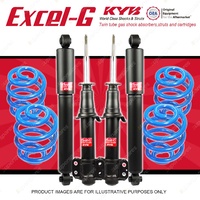 4x KYB EXCEL-G Shock Absorbers Sport Low Coil Springs for FORD Territory SY SYII