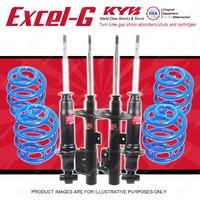 4x KYB EXCEL-G Shocks + Super Low Coil for HOLDEN Commodore VE Wagon 3.6 V6