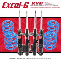 4x KYB EXCEL-G Shocks + Sport Low Coil for HOLDEN Commodore VE Utility 3.6 V6
