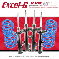 4x KYB EXCEL-G Shock Absorbers + Sport Low Coil for TOYOTA Kluger GSU40R