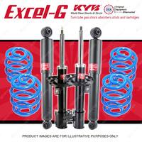 4x KYB EXCEL-G Shock Absorbers + Sport Low Coil Springs for HOLDEN Astra AH