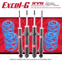 4x KYB EXCEL-G Shock Absorbers + Sport Low Coil Springs for LEXUS IS300 JCE10