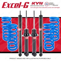4x KYB EXCEL-G Shock Absorbers + STD Coil Springs for MITSUBISHI Pajero NS