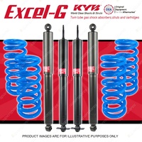 4x KYB EXCEL-G Shock Absorbers Raised Coil Springs for JEEP Grand Cherokee WG WJ