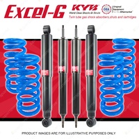 4x KYB EXCEL-G Shock Absorbers HD Raised Coil Springs for NISSAN Patrol GU GU VI