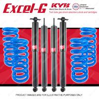 4x KYB EXCEL-G Shock Absorbers + HD Raised Coil Springs for JEEP Wrangler JK