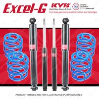 4x KYB EXCEL-G Shock Absorbers + Sport Low Coil Springs for VOLVO 240 264