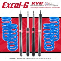 4x KYB EXCEL-G Shocks Coil Springs for HOLDEN Commodore VB VC VH Solid Rear Axle