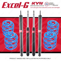 4x KYB EXCEL-G Shocks + Sport Low Coil Springs for HOLDEN Commodore VB VC VH FE2