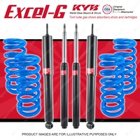 4x KYB EXCEL-G Shock Absorbers + STD Coil Springs for HOLDEN Commodore VG V6