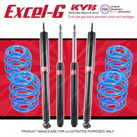 4x KYB EXCEL-G Shock Absorbers + Super Low Coil Springs for HOLDEN Statesman VQ