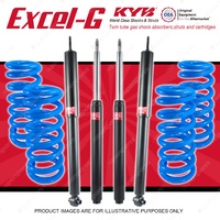 4x KYB EXCEL-G Shock Absorbers + STD Coil Springs for HOLDEN Commodore VP V8