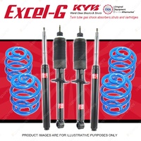 4x KYB EXCEL-G Shock Absorbers + Lovells Sport Low Coil Springs for NISSAN 200B